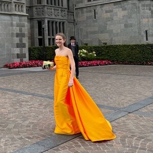 Solace London tiffany maxi dress in mustard